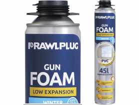 Piana pistoletowa niskoprężna do PVC zimowa 750 ml RAWLPLUG