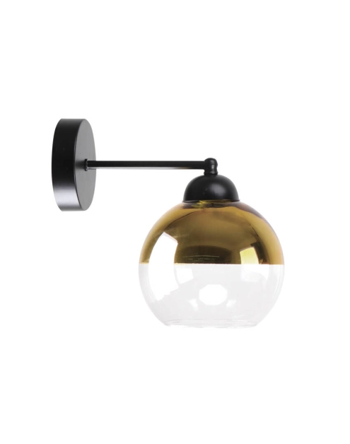 Zdjęcie: Lampa kinkiet Contessa 1X40 W E27 czarny złoty CANDELLUX