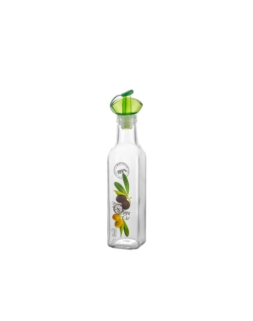 Zdjęcie: Butelka do oliwy Natural 250 ml kwadratowa dekor FLORINA