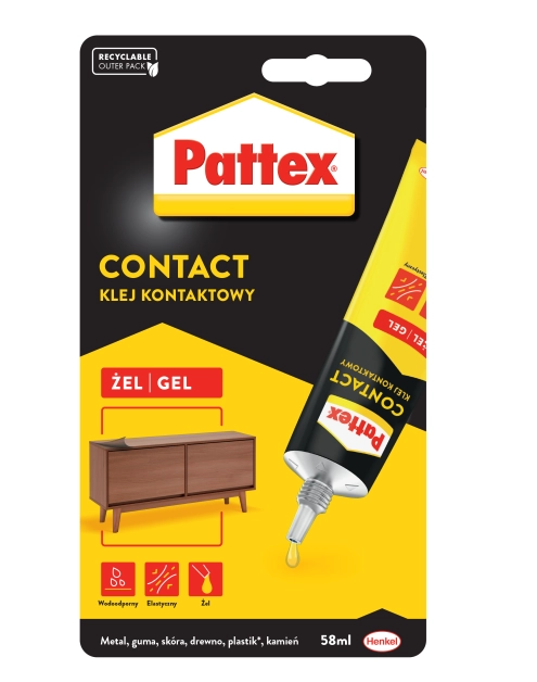 Zdjęcie: Klej kontaktowy Contact 58 ml PATTEX