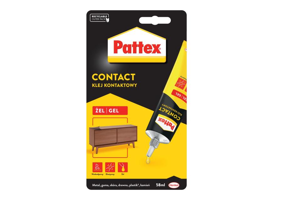 Zdjęcie: Klej kontaktowy Contact 58 ml PATTEX