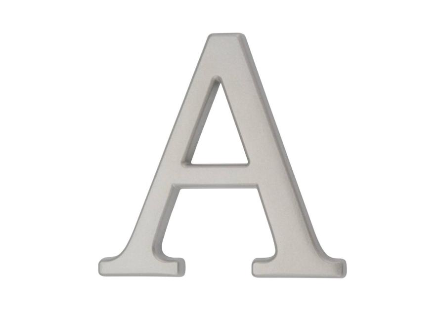 Zdjęcie: Litera aluminiowa "A" 105 mm srebrna METRO