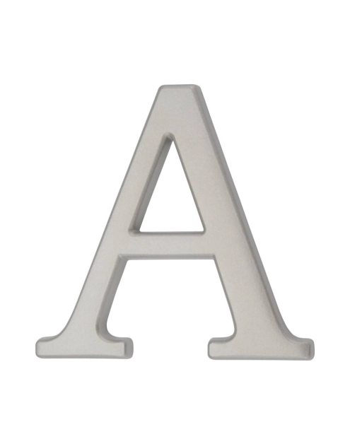 Zdjęcie: Litera aluminiowa "A" 105 mm srebrna METRO