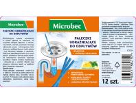 Zdjęcie: Pałeczki udrażniające do odpływów Microbec 12 szt. BROS