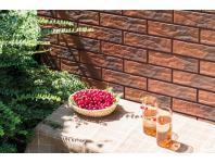 Zdjęcie: Płytka elewacyjna Rot rustiko cieniowana 24,5x6,5 cm CERRAD