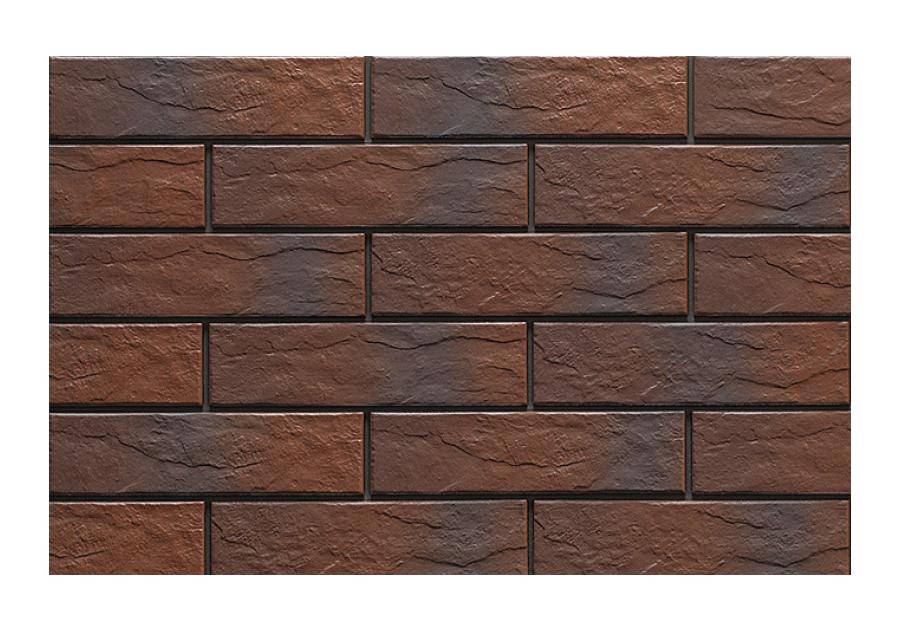 Zdjęcie: Płytka elewacyjna Rot rustiko cieniowana 24,5x6,5 cm CERRAD
