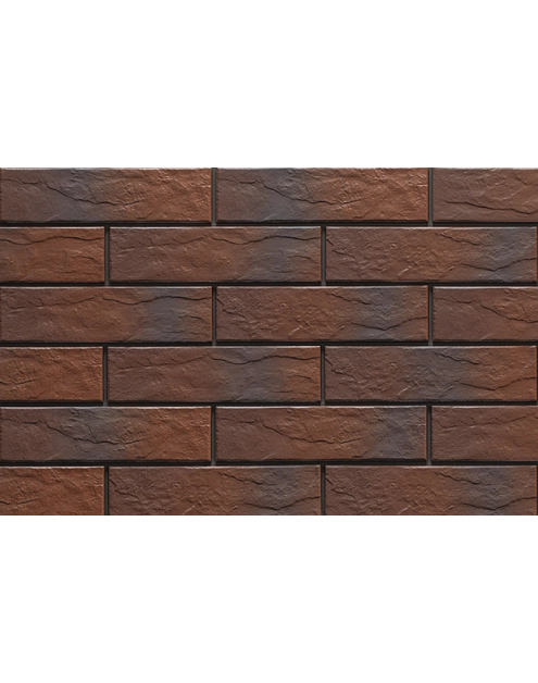 Zdjęcie: Płytka elewacyjna Rot rustiko cieniowana 24,5x6,5 cm CERRAD
