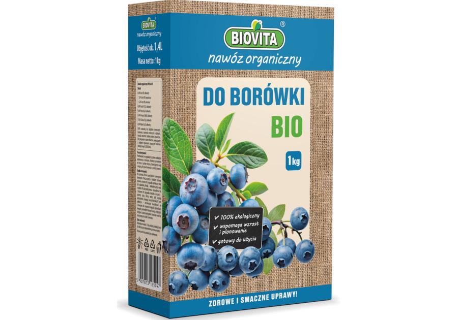 Zdjęcie: Nawóz organiczny do borówki BIO granulat 1 kg BIOVITA