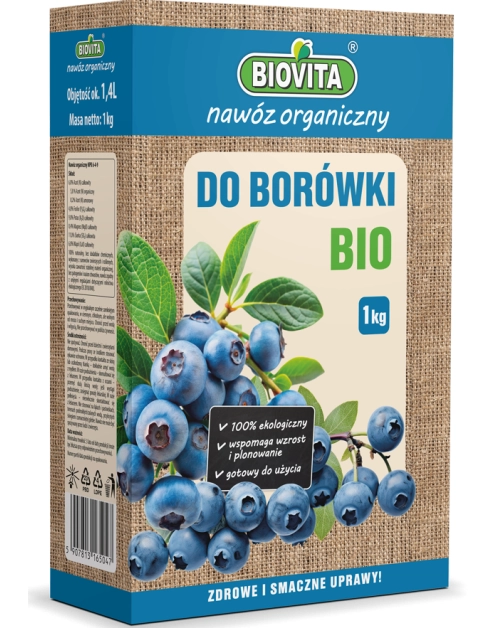 Zdjęcie: Nawóz organiczny do borówki BIO granulat 1 kg BIOVITA
