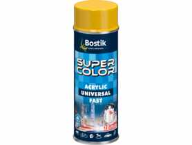 Lakier akrylowy ogólnego zastosowania Super Color Acrylic Universal Fast żółty 400 ml BOSTIK