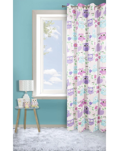 Zdjęcie: Zasłona Samira 140x250 cm multikolor na przelotkach EUROFIRANY