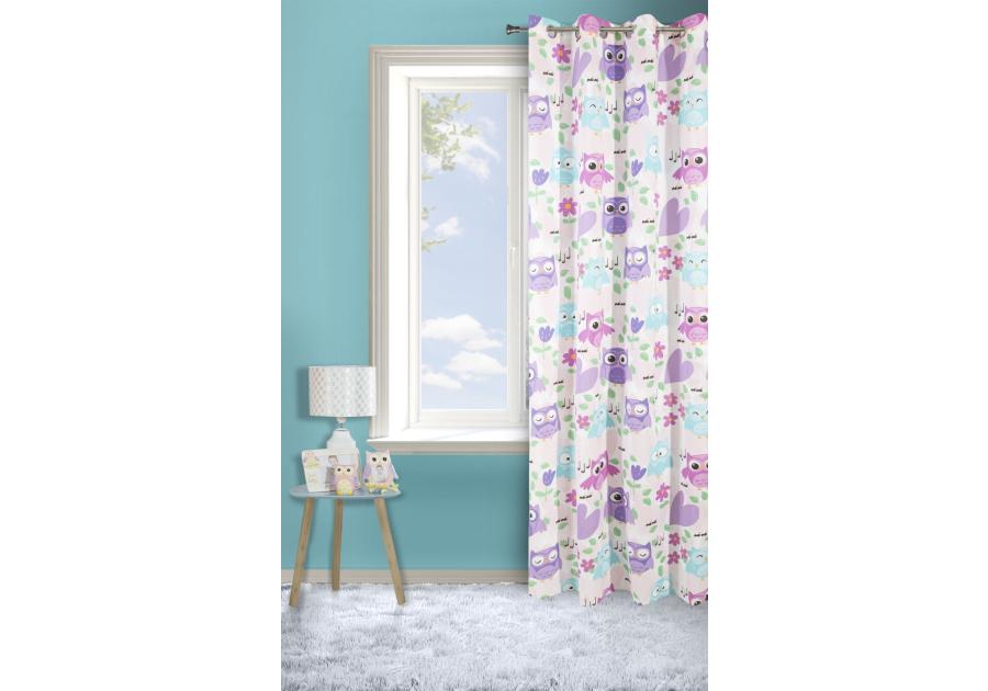 Zdjęcie: Zasłona Samira 140x250 cm multikolor na przelotkach EUROFIRANY