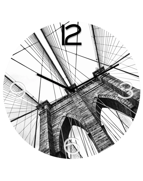 Zdjęcie: Zegar Glassclock 30 cm Gc050 Brooklyn STYLER