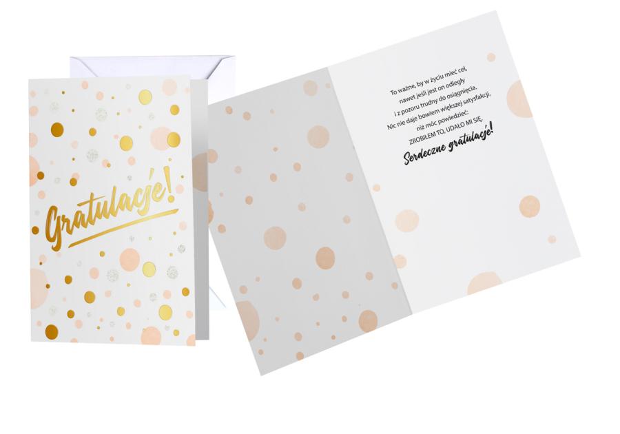 Zdjęcie: Karnet PR-185 Gratulacje KUKARTKA