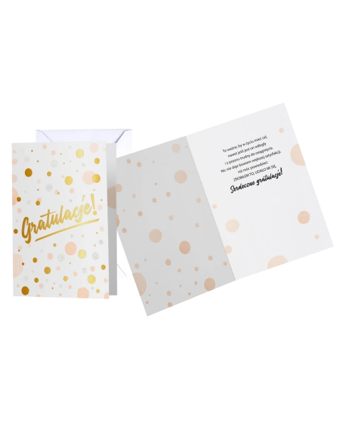 Zdjęcie: Karnet PR-185 Gratulacje KUKARTKA