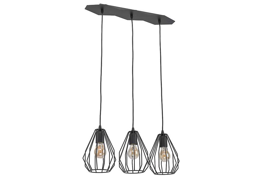 Zdjęcie: Lampa wisząca Brylant 3 x E27 czarna 2259 TK LIGHTING