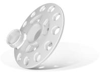 Zdjęcie: Kołnierz dociskowy KC fi 60 polipropylen 200 sztuk RAWLPLUG