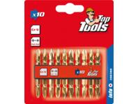Zdjęcie: Końcówki wkrętakowe PH2 x 60 mm, 10 sztuk TOP TOOLS