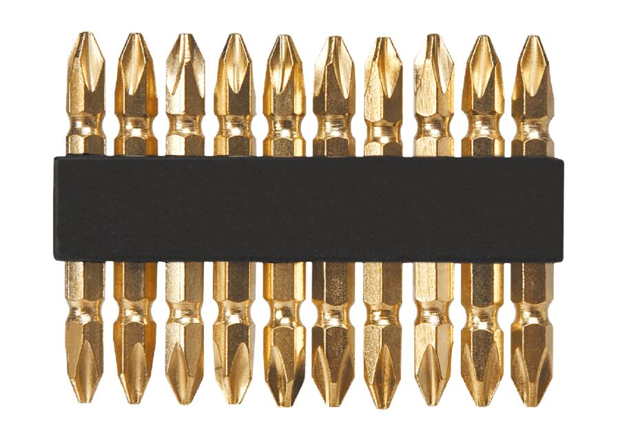 Zdjęcie: Końcówki wkrętakowe PH2 x 60 mm, 10 sztuk TOP TOOLS