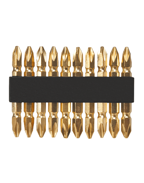 Zdjęcie: Końcówki wkrętakowe PH2 x 60 mm, 10 sztuk TOP TOOLS