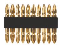 Zdjęcie: Końcówki wkrętakowe PH2 x 60 mm, 10 sztuk TOP TOOLS