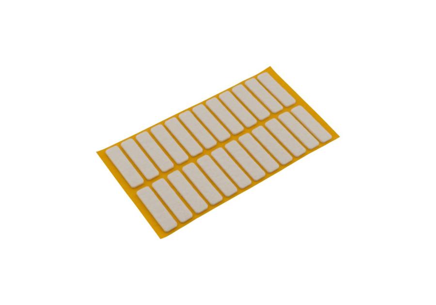Zdjęcie: Podkładki filcowe samoprzylepne białe 10x40 mm METRO
