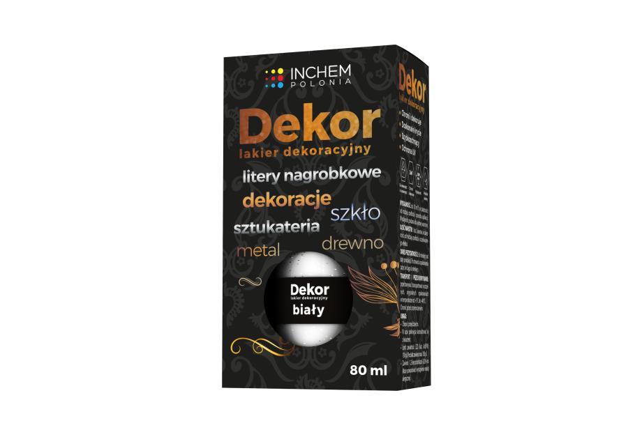 Zdjęcie: Dekor 80 ml biały INCHEM POLONIA