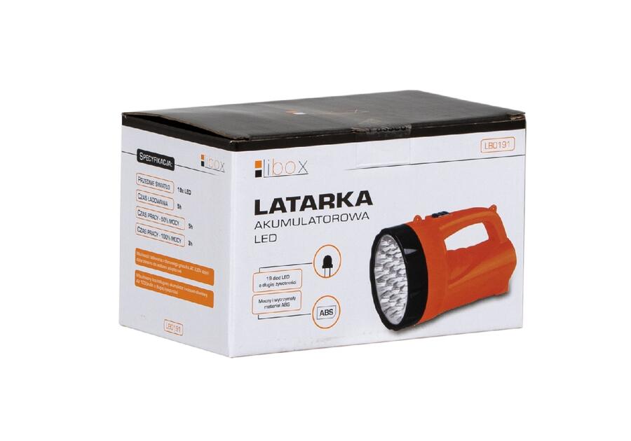 Zdjęcie: Latarka akumulatorowa led LB0191 LIBOX