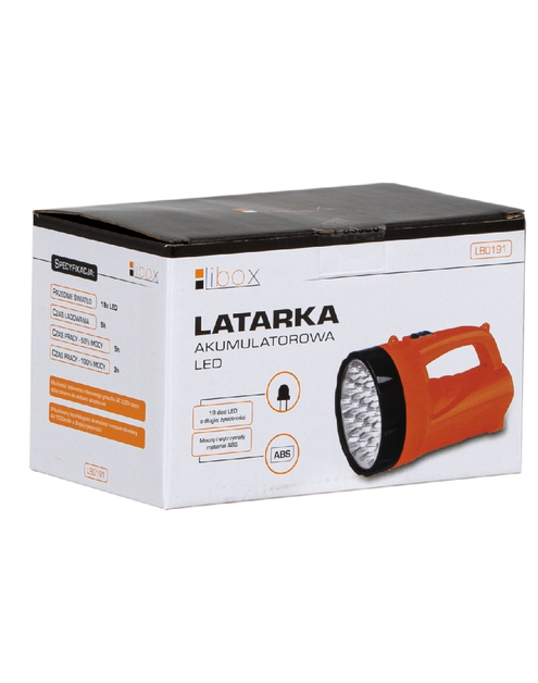 Zdjęcie: Latarka akumulatorowa led LB0191 LIBOX