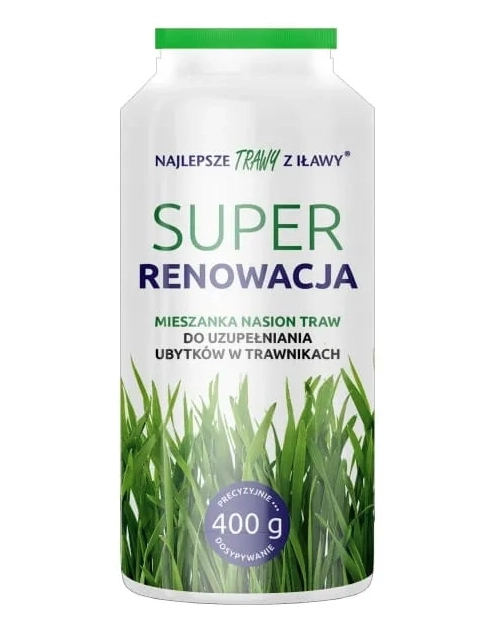 Zdjęcie: Mieszanka traw Renowacyjna 400 gr solniczka ROLIMPEX