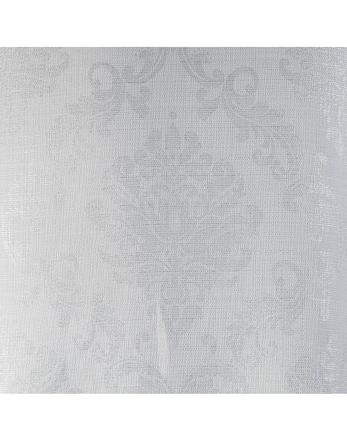 Zdjęcie: Zasłona Łucja 140x250 cm biało-srebrna na przelotkach EUROFIRANY