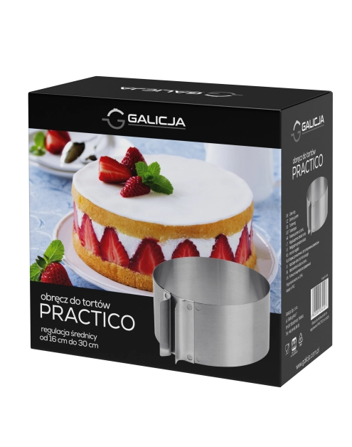 Zdjęcie: Obręcz do tortów 16-30 cm regulowana Practico GALICJA