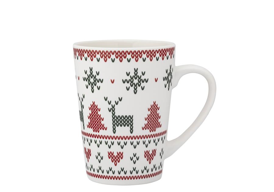 Zdjęcie: Kubek stożek wysoki 540 ml dekoracja scandi B ALTOM DESIGN