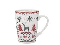 Zdjęcie: Kubek stożek wysoki 540 ml dekoracja scandi B ALTOM DESIGN