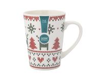 Zdjęcie: Kubek stożek wysoki 540 ml dekoracja scandi B ALTOM DESIGN