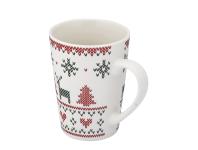 Zdjęcie: Kubek stożek wysoki 540 ml dekoracja scandi B ALTOM DESIGN