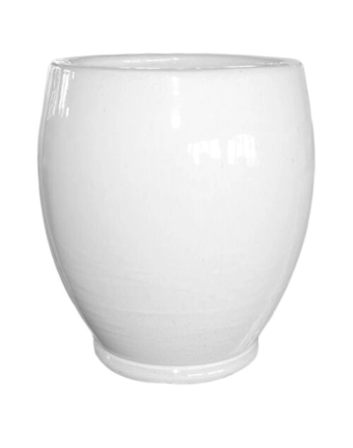 Zdjęcie: Donica ceramiczna 25x23 cm mrozoodporna biała CERMAX