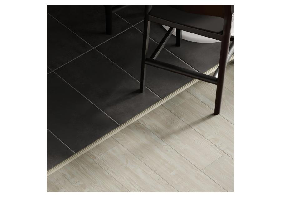 Zdjęcie: Listwa ochronna aluminium wcisk z ryflem 47 mm 0,93 m szampan CEZAR