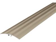 Zdjęcie: Listwa ochronna aluminium wcisk z ryflem 47 mm 0,93 m szampan CEZAR