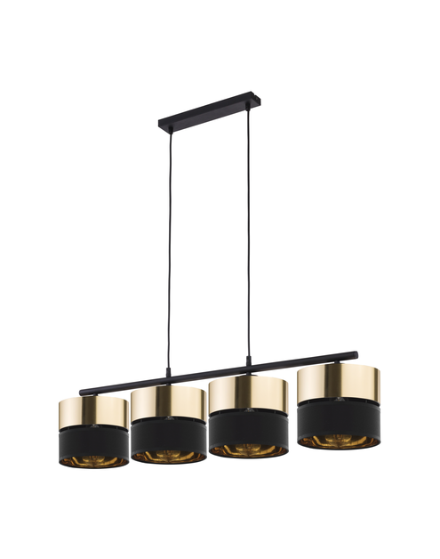 Zdjęcie: Lampa wisząca Hilton black/gold 4 x E27 4342 TK LIGHTING