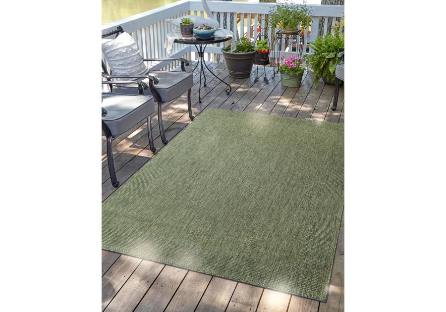 Zdjęcie: Dywan outdoor 160x230 cm Panama 8473 zielony monokolor INDAVO