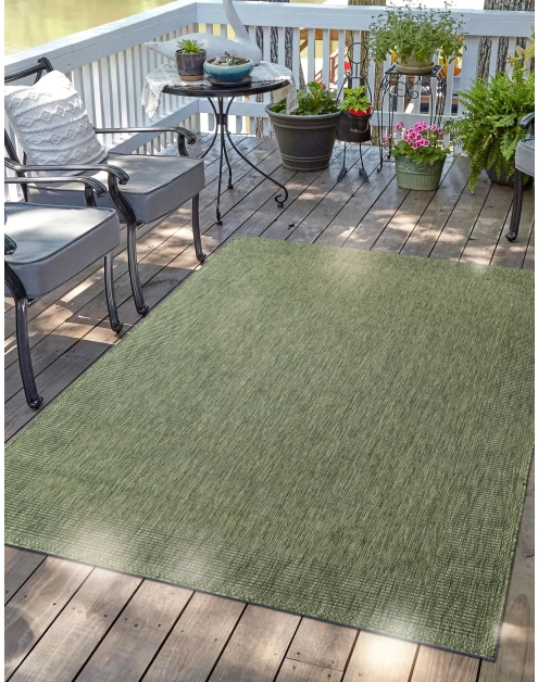 Zdjęcie: Dywan outdoor 160x230 cm Panama 8473 zielony monokolor INDAVO