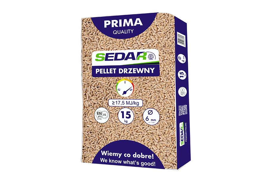 Zdjęcie: Pellet drzewny Prima Quality 15 kg SEDAR