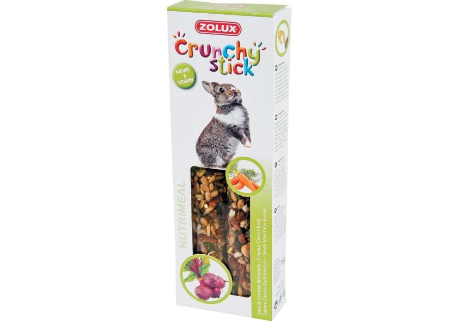 Zdjęcie: Kolba Crunchy Stick dla królika marchew, burak 115 g ZOLUX