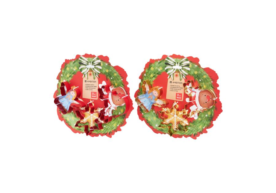 Zdjęcie: Komplet wykrawaczek 3 elementowy anioł NOEL