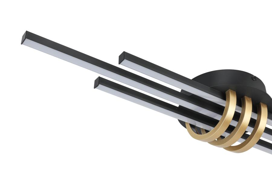 Zdjęcie: Plafon Olaf czarny LED ADRILUX