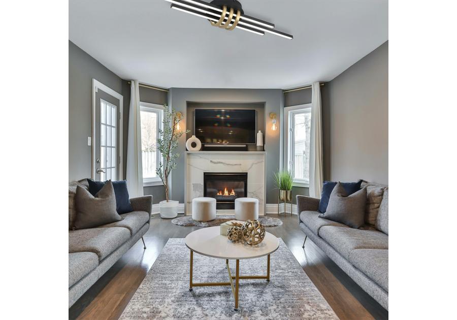 Zdjęcie: Plafon Olaf czarny LED ADRILUX