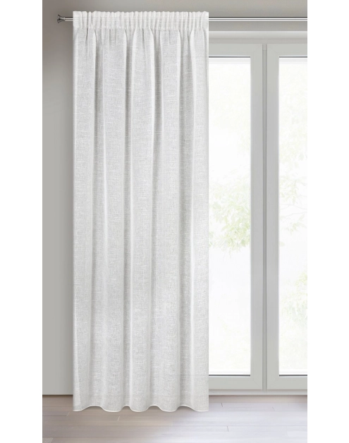 Zdjęcie: Zasłona gotowa Katrin na taśmie 140x270 cm naturalny EUROFIRANY