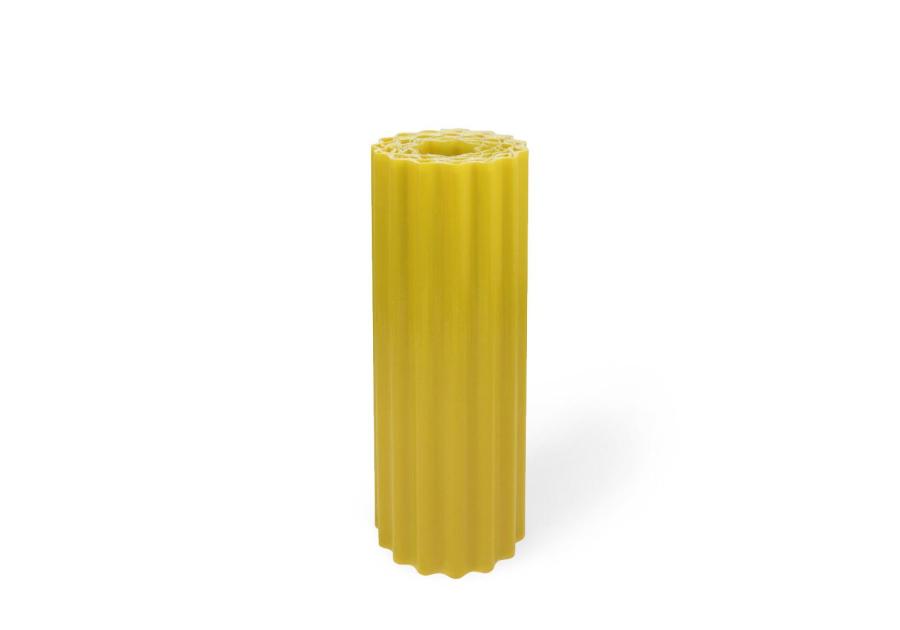 Zdjęcie: Rulon falisty 100 cm z poliestru wzmocnionego włóknem szklanym, żółty ROBELIT