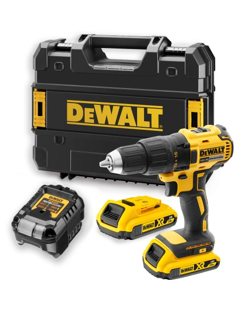 Zdjęcie: Wiertarko-wkrętarka 18 V, 2 x 2,0 Ah DEWALT